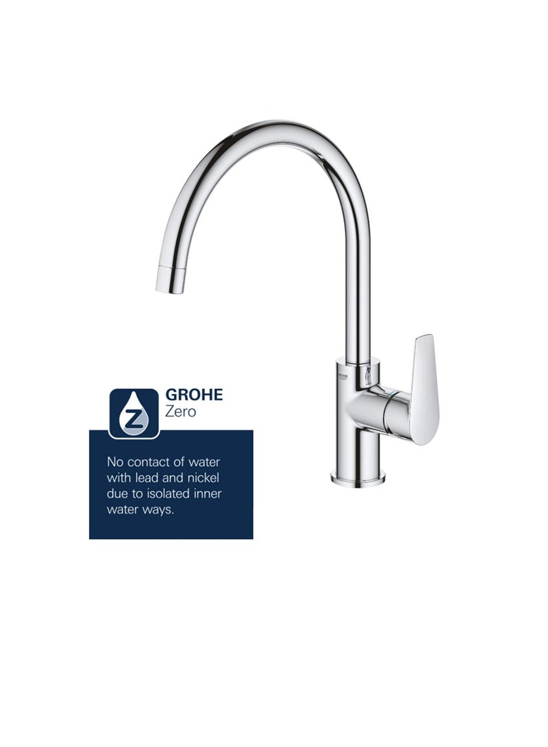 GROHE Kitchen Fixtures, Kitchen Faucet with High Spout - BauEdge Collection, 31367001 - Image 2