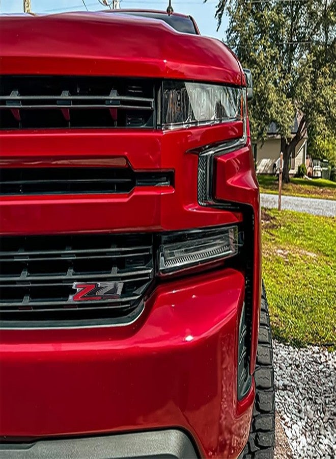 Yoaoo 1 Grille Z71 Off Road Front Emblem 3D Badge Compatible with 2019-2025 Silverado Tahoe Suburban RST 1500 HD 2500 HD 3500HD 84384428 Offroad (Black Red) - Image 5
