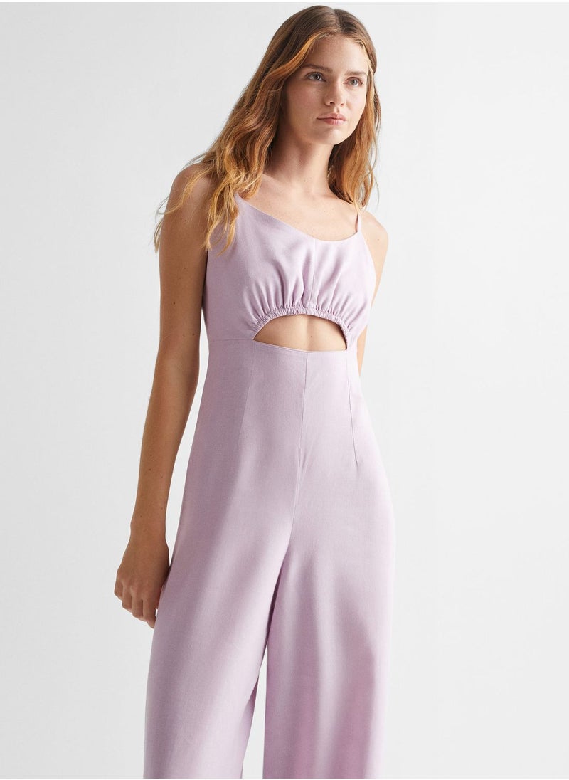MANGO - Youth Cut Out Detail Jumpsuit - Image 1