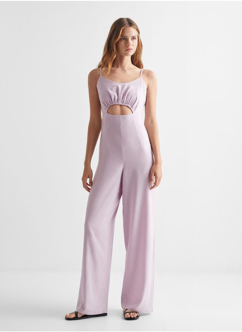MANGO - Youth Cut Out Detail Jumpsuit - Image 1