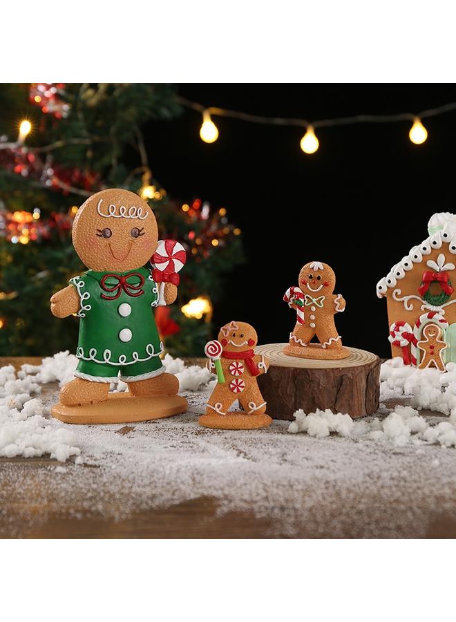 Bluejw New Christmas Gingerbread Man Ornaments Creative Cartoon Gingerbread Man Christmas Atmosphere Decoration Small Ornaments - Image 5