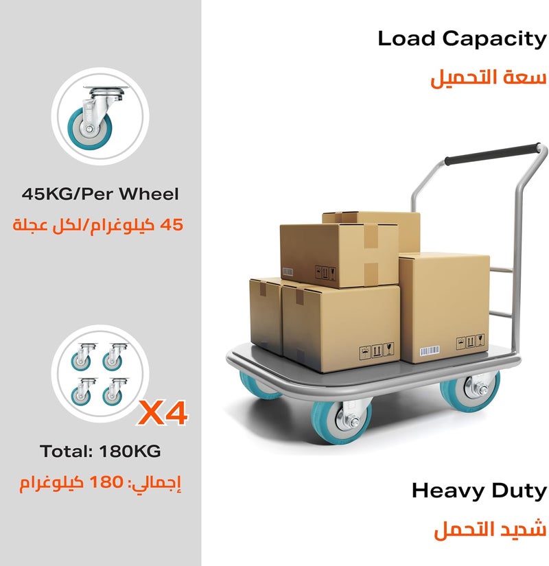 BMB Simple multifunctional build TOOLS 75mm Caster Wheels Set of 4 Heavy Duty, Swivel Casters Without Breaks Top Plate Fitting, Non Marking Grey Rubber Caster Wheels for Cart Furniture Industrial Use General purpose premium build - Image 5