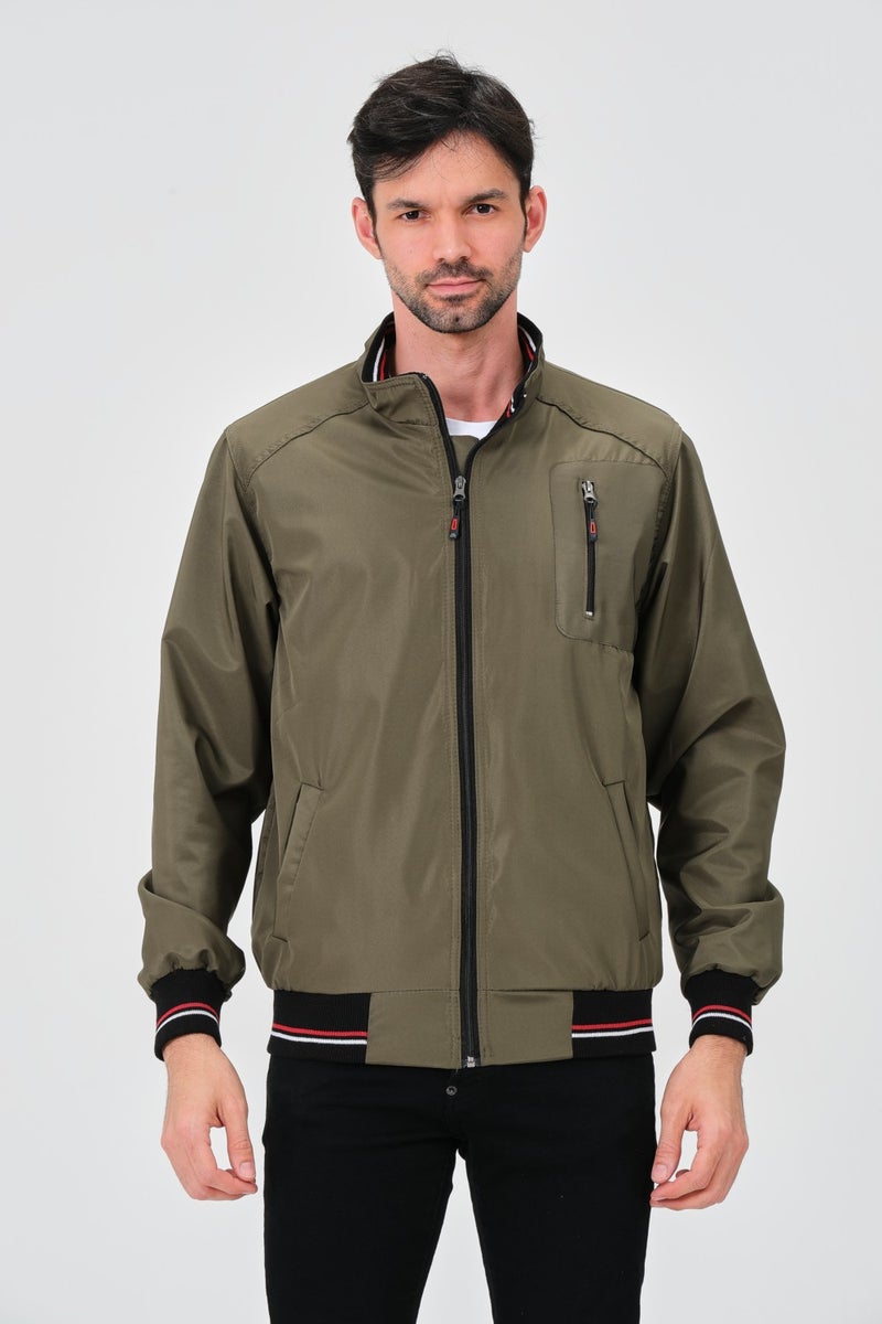 Marjinal City Marginal City Khaki Shirt Lined Water and Windproof Seasonal Men's Coat  - Image 3