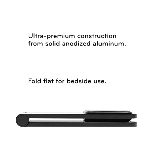 Peak Design Wireless Charging Stand, Black, Qi1 Charging, Grippy Silicone Base, Works with Peak Design Mobile Cases, MagSafe Compatible, for iPhone, Samsung and Google Pixel Phones - Image 2