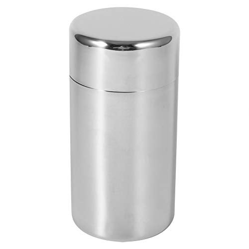 POCREATION Tea Canisters 550ml Tins for Loose Tea Kitchen Counter Stainless Steel Tea Tins Canister Home Canisters for Storing Sugar Flour Nuts Seeds