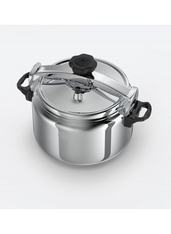 Alsaif - Pressure Cooker Made Of Stainless Steel Silver/Black - Image 1