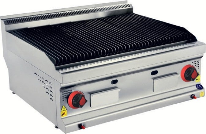 CSA Inox Karacasan Industrial 900 Series Countertop Natural Gas Water Cast Iron Grill 
