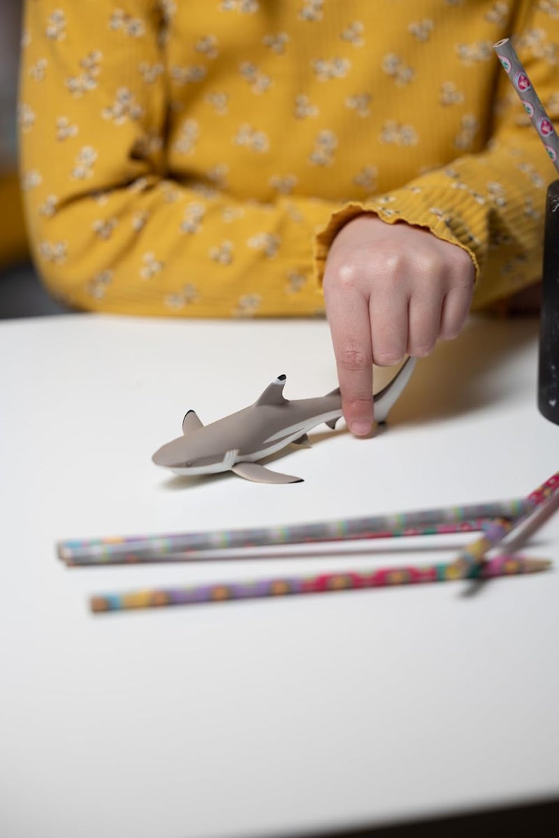 Papo Realistic Blacktip Shark Figure Ages 3 Marine Life Collection Educational Play Marine Predator Gift Idea Toy for Girls and Boys - Image 2