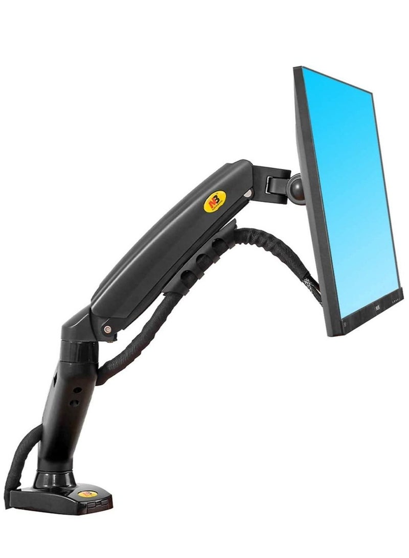 NB North Bayou Monitor Desk Mount Stand Full Motion Swivel Arm Gas Spring for 17in-30in Computer From 4.4lbs to 14.3lbs Black - Image 1