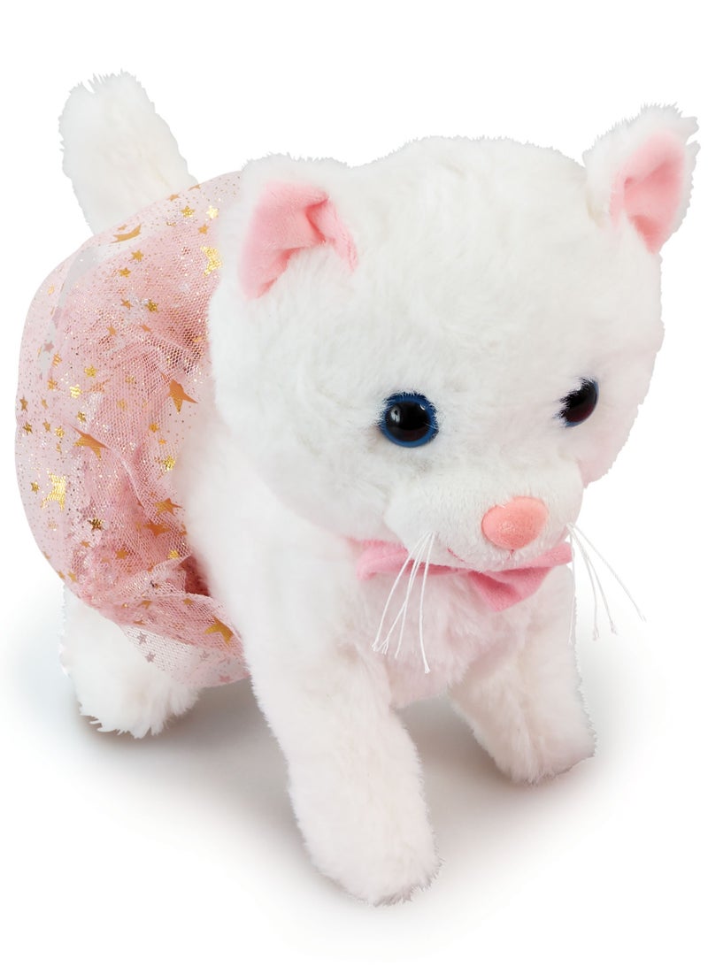 ADDO Pitter Patter Walk Along Cat Deluxe | Soft Toy | Interactive Plush Toy | Pretend Play | Snuggling Plush Pet | Gift for Kids and Toddlers - Image 3