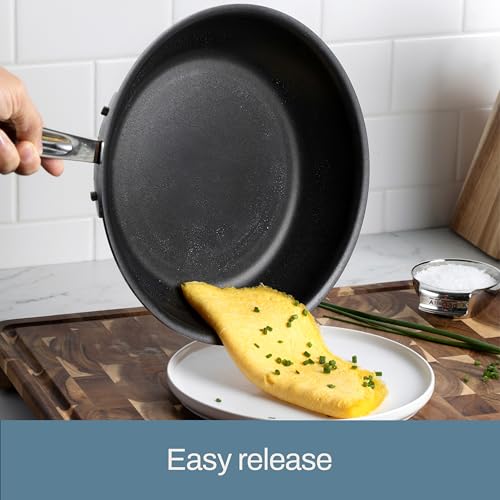 All-Clad D3 3 Ply Stainless Steel Nonstick Bonded Cookware Set 10 Piece, Oven Broiler Safe 600F, Kitchen Cooking Set w/Frying Pan, Sauce Pan, Saute Pan, Stockpot, Professional Pots & Pans Set Silver - Image 5