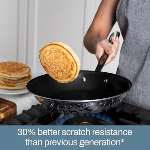 All-Clad D3 3 Ply Stainless Steel Nonstick Bonded Cookware Set 10 Piece, Oven Broiler Safe 600F, Kitchen Cooking Set w/Frying Pan, Sauce Pan, Saute Pan, Stockpot, Professional Pots & Pans Set Silver - Image 4