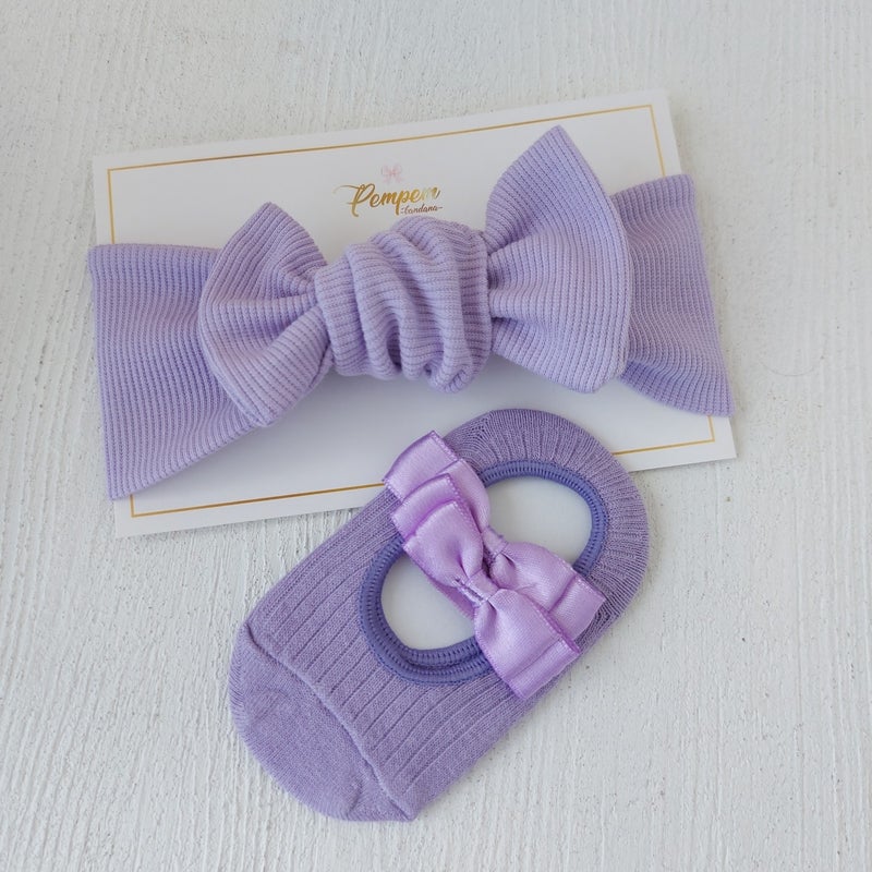 Pempem Bandana Baby Girl Bandana Socks Set 