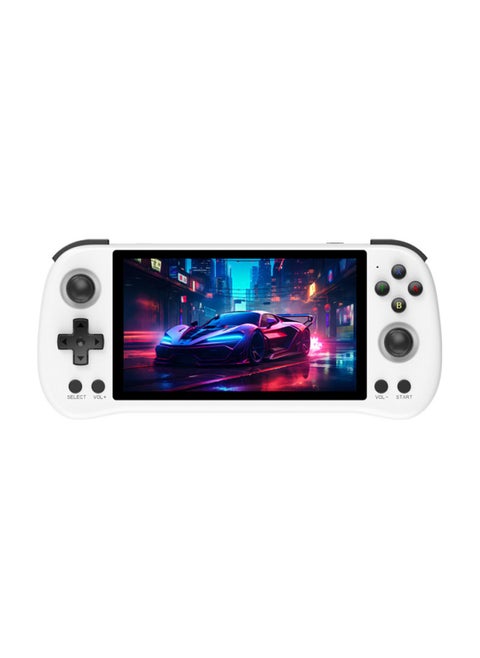 Powkiddy X55 Portable 5.5-inch Open Source Handheld Console Street Fighter Ps1 Emulator High Definition Gaming Machine-Product Color:x55 No Card, No System, No Machine-Model:White