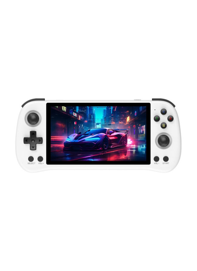 Generic - Powkiddy X55 Portable 5.5-inch Open Source Handheld Console Street Fighter Ps1 Emulator High Definition Gaming Machine-Product Color:x55 No Card, No System, No Machine-Model:White - Image 1