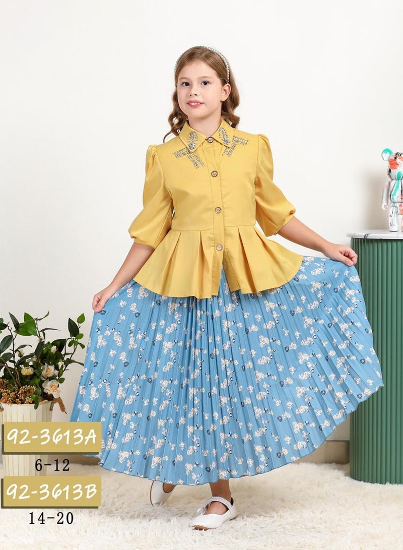 Girls dress in the latest fashion trends suitable for holidays and special occasions