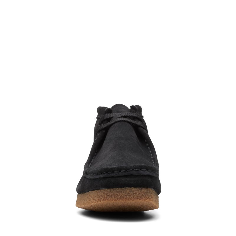 clarks حذاء كلاركس شاكري للرجال، كاحل، جلد سويدي أسود، 7 - Image 4