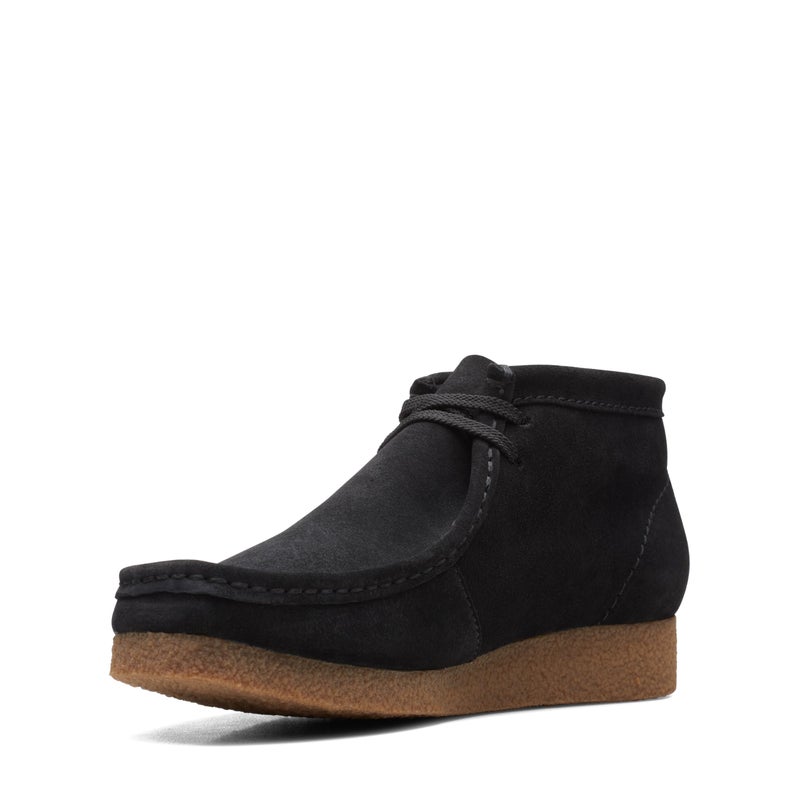 clarks حذاء كلاركس شاكري للرجال، كاحل، جلد سويدي أسود، 7 - Image 5