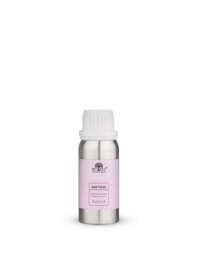 Devinez Ban Tulsi Cold-Pressed Oil, 100ml - 100% Pure Natural, Undiluted for Skin & Hair care, Slows Down Aging, prevents Acne, prevents Hair Loss, Dandruff care & Natural Remedies - Image 1