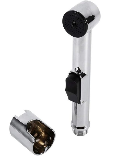 Bathroom Bidet Toilet Sprayer, Chrome-Plated ABS Handheld Portable Nozzle for Home Use