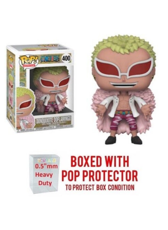 شخصية *Donquixote Doflamingo* من أنمي One Piece! ✨أضف لمسة من القوة والغرابة لمجموعتك-تصميم مميز مع نظاراته الشهيرة وعباءته الورديّة- مثالية لهواة جمع فيجورات الأنمي والهدايا الفريدة  -لا تفوت فرصة اقتناء هذه التحفة الفنية التي تمثل أحد أشهر أعداء لوفي!