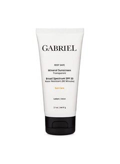 Gabriel Spf 50 Sunscreen Face And Body Lotion | Reef Safe (Octinoxate & Oxybenzone Free) | Clear Mineralbased Zinc Oxide Weightless Formula | Broadspectrum | Water Resistant 2.1 Oz - pzsku/ZFCFD5D7A3221D56101CCZ/45/_/1661189716/653332b0-8575-4bc8-a9ce-fc97af5b521e