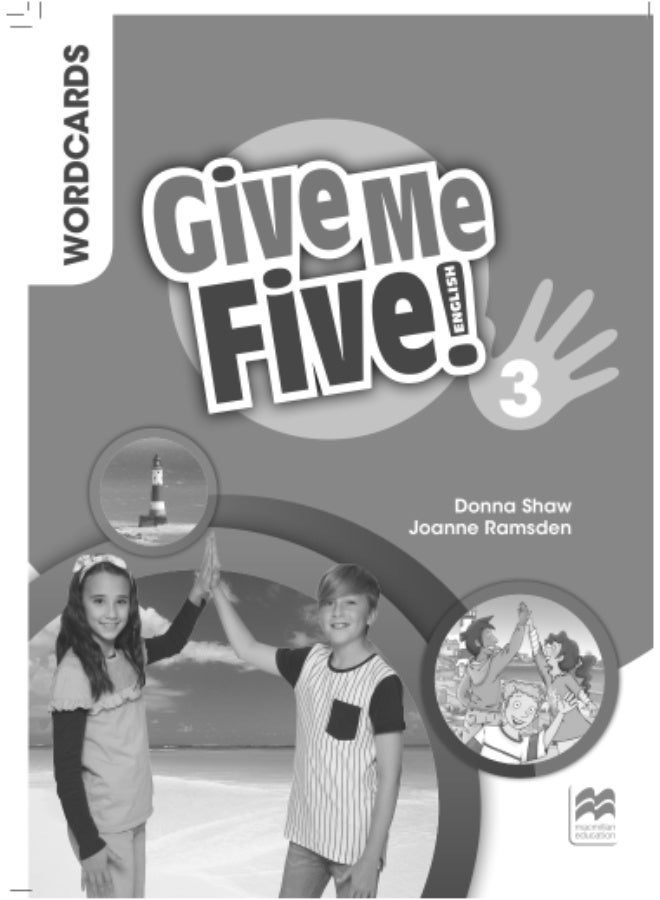 Macmillan Give Me Five! - English Course for Young Learners -level 3 Word Cards - Image 1