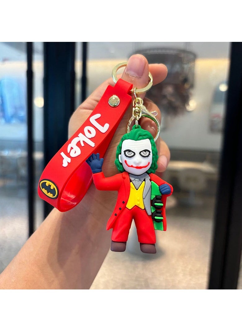 GREEN CAMEL Joker 3D Silicone Keychain – Game-Inspired Key Ring Pendant, Durable & Unique Gift Accessory  - Image 2
