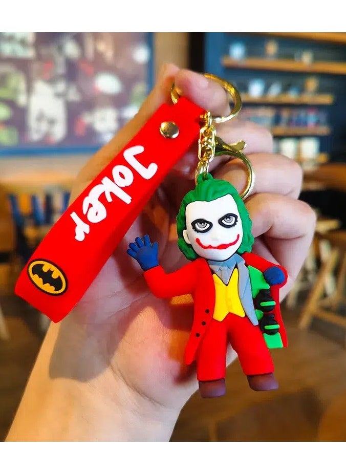 GREEN CAMEL Joker 3D Silicone Keychain – Game-Inspired Key Ring Pendant, Durable & Unique Gift Accessory  - Image 3