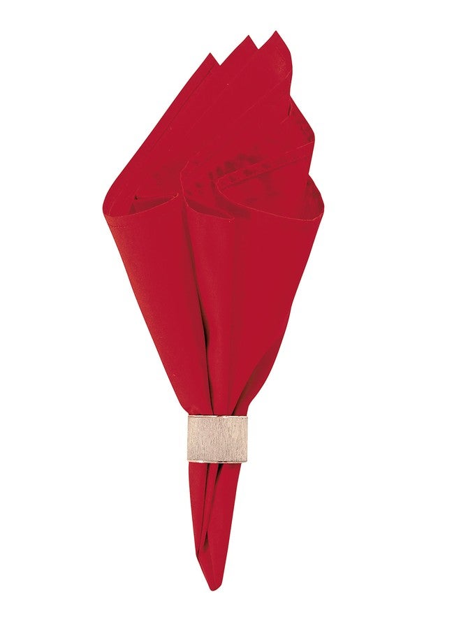 C&F Home مجموعة مناديل قطنية حمراء من سي آند إف هوم، بتصميم وطني أمريكي، مناسبة للاحتفال بيوم الاستقلال الأمريكي، ويوم الذكرى، ويوم العمال، ويوم الحرية. مجموعة مناديل حمراء - Image 1