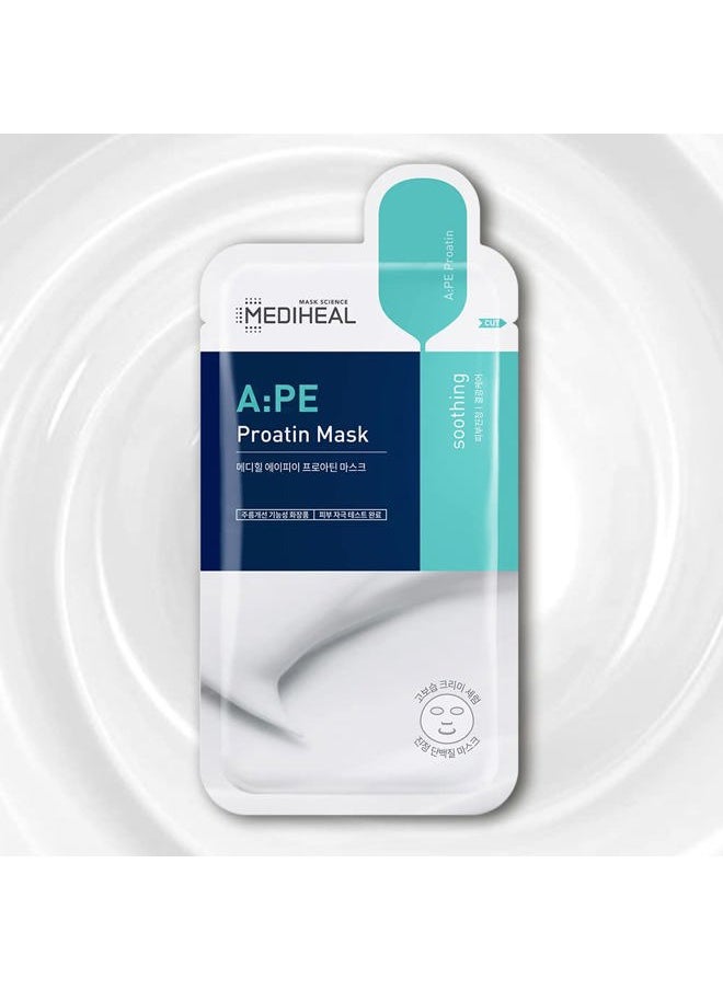 MEDIHEAL A:PE Proatin Mask 10 Pack Moisturizing  - Image 3
