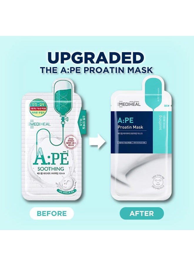 MEDIHEAL A:PE Proatin Mask 10 Pack Moisturizing  - Image 2