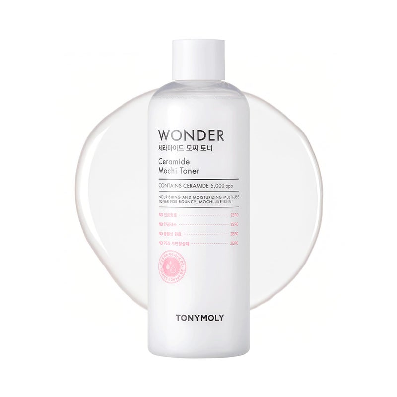 TONYMOLY Wonder Ceramide Mochi Toner Dewy Glass Skin Hydrating Strengthening Toner for Healthy Moisturized Skin 169 oz