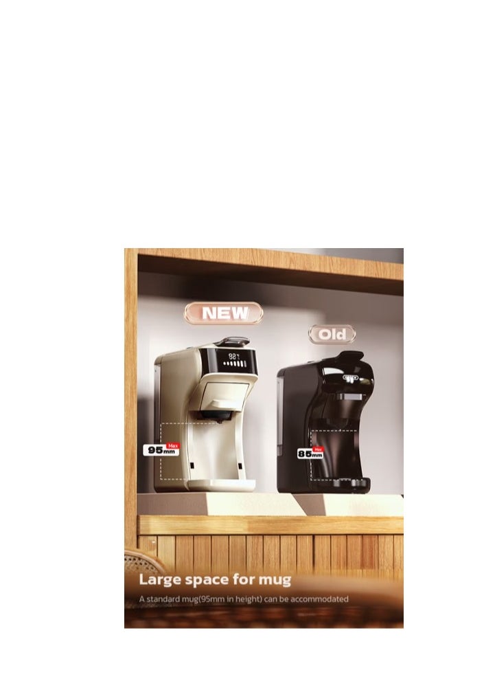 هيبرو - HiBREW 6in1 كبسولة ماكينة صنع القهوة الساخنة / الباردة متعددة إسبريسو كافيتيرا كابتشينو صانع القهوة دولتشي غوستو مسحوق نسبريسو H1B - Image 1