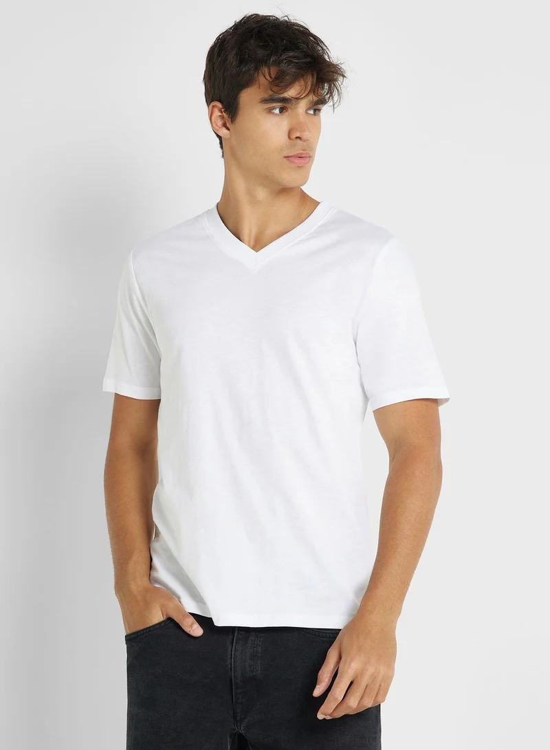 Seventy Five Basics 5 Pack Essential V Neck T-Shirts
