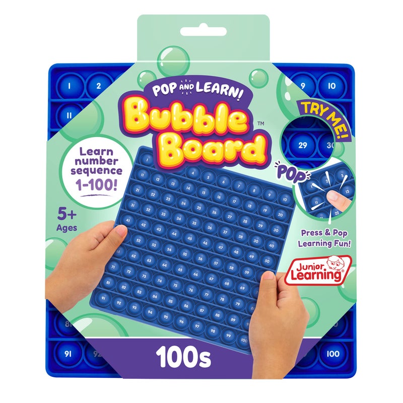 Junior Learning 100s Bubble Board Multicolor JL676 8 x 8 - Image 2