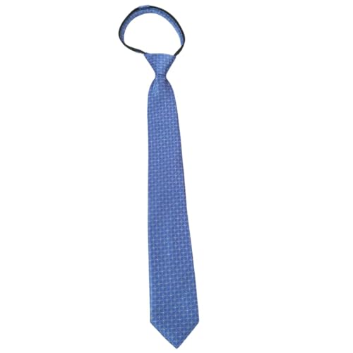 LEONARDI Men’s Formal Zipper tie | Handmade | Microfiber | Standard Size | Premium fabric | Superior Zip | Packaging - Folder | Colour - Navy Blue (Set of 1) - Image 3