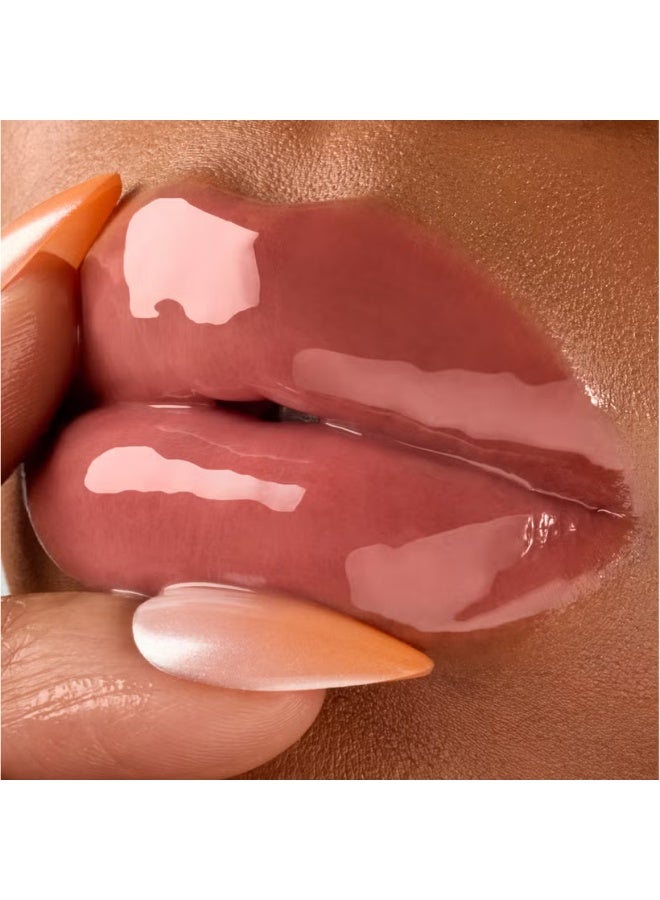 Gisou Honey Infused Lip Oil 8ml - Bee-llini Peach - Image 2