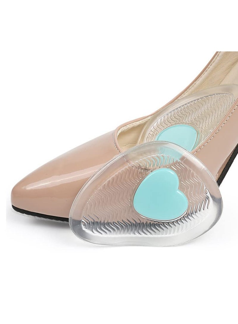 High Heel Inserts Ball of Foot Cushions for Women for Women Metatarsal Pads Women Gel Shoe Inserts for Women and Foot Pain Relief 6 Pairs - Image 2