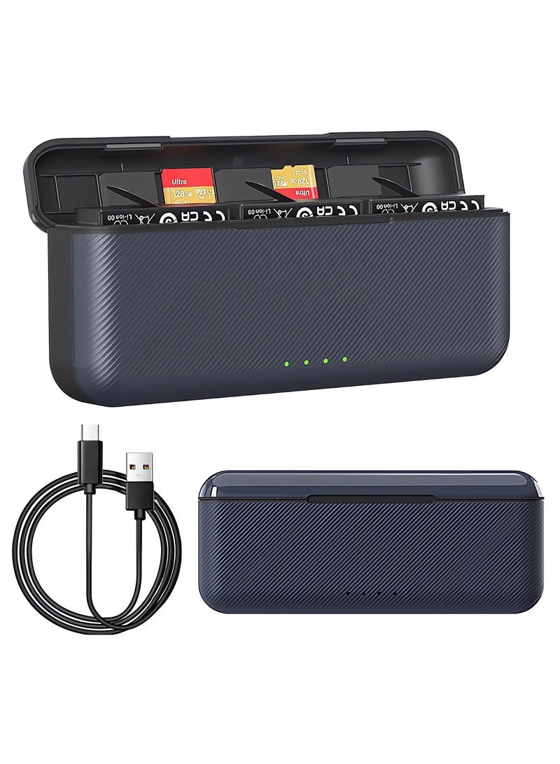 SYOSI Fast Charger Hub for Insta360 Ace Pro/Ace, Fast Portable 3-Channel Battery Charging Storage Station  - Image 1
