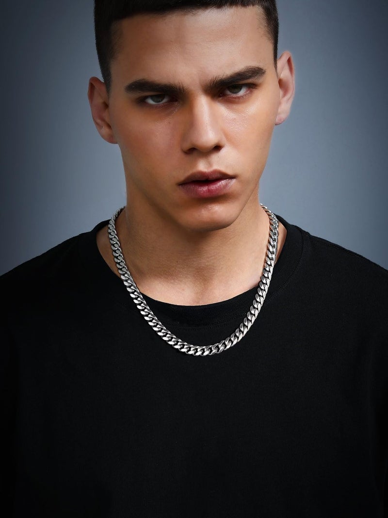 ChainsPro Neck Chains for Men Stainless Steel 22inch 10MM Hip Hop Rappers Necklace Party Jewelry Mens Gifts for Dad - Image 3