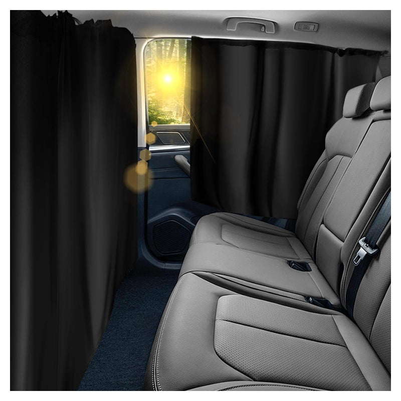 YGDMD 3PCS Extra Large Car Window Shades KitThickened Vinyl Coated Car Window Covers for Privacy and Maintaining Cool Auto Interior TemperatureUniversal Cars Curtains for Windows Extra Large - Image 2