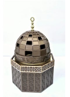 Damanhoor Charcoal Incense Burner & Bakhoor Burner Oud & Frankincense Resin Incense Burner For Weddings Birthdays Anniversaries Yoga Spa Aromatherapy & Home Decor By Damanhoor 