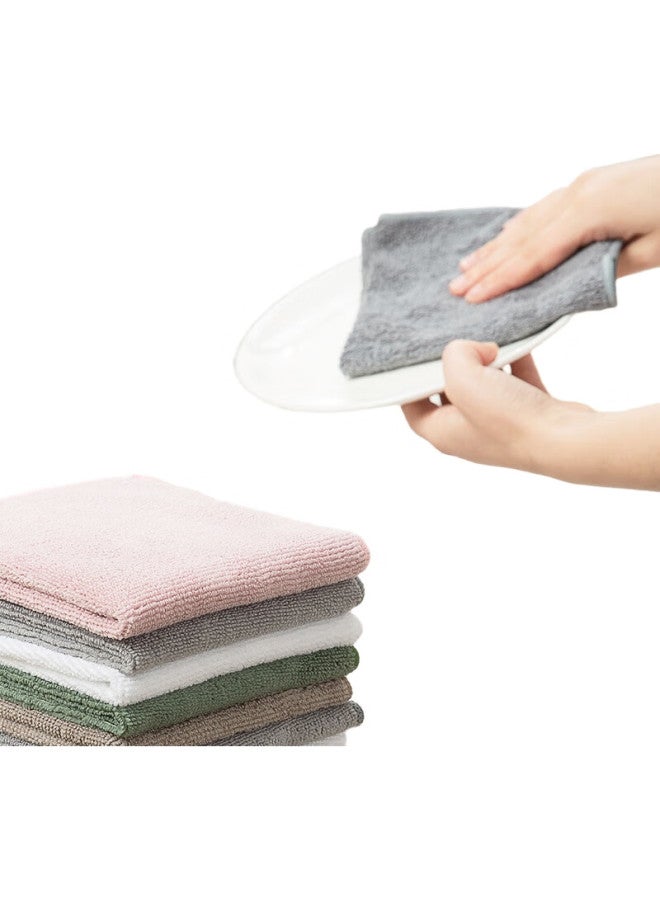 JD.com Jingzao Multi-Purpose Cleaning Cloth, Microfiber Wiping Cloth, Absorbent Cleaning Cloth For Removing Oil Stains, 10-Pack - Image 3
