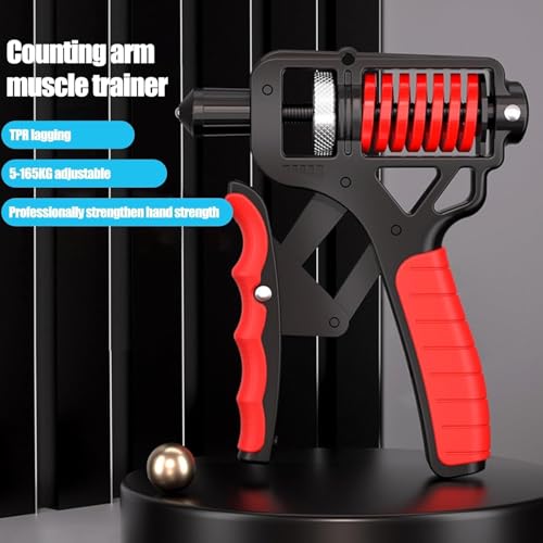 Hustler "Hustler Hand Grip Strength Trainer (100 kgs) - Forearm Strength Trainer Adjustable Gripper | New Improved Design for Heavy Strength Training (Orange, 100 kg)" - Image 4