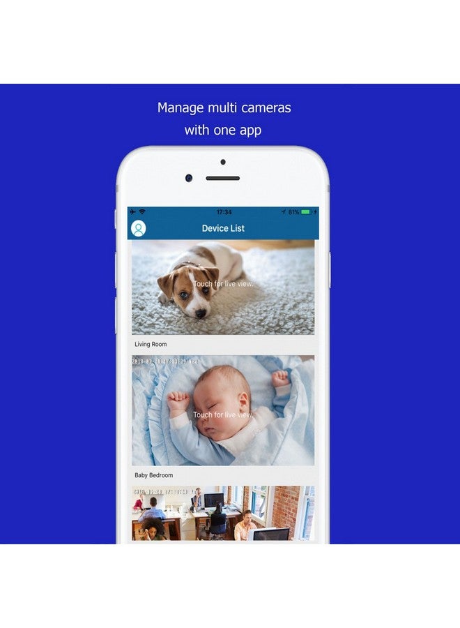 Emerson WiFi Indoor Home Security Surveillance Camera, Two Way Audio, Night Vision, Motion Detection, 1080P, ER108001 - Image 3