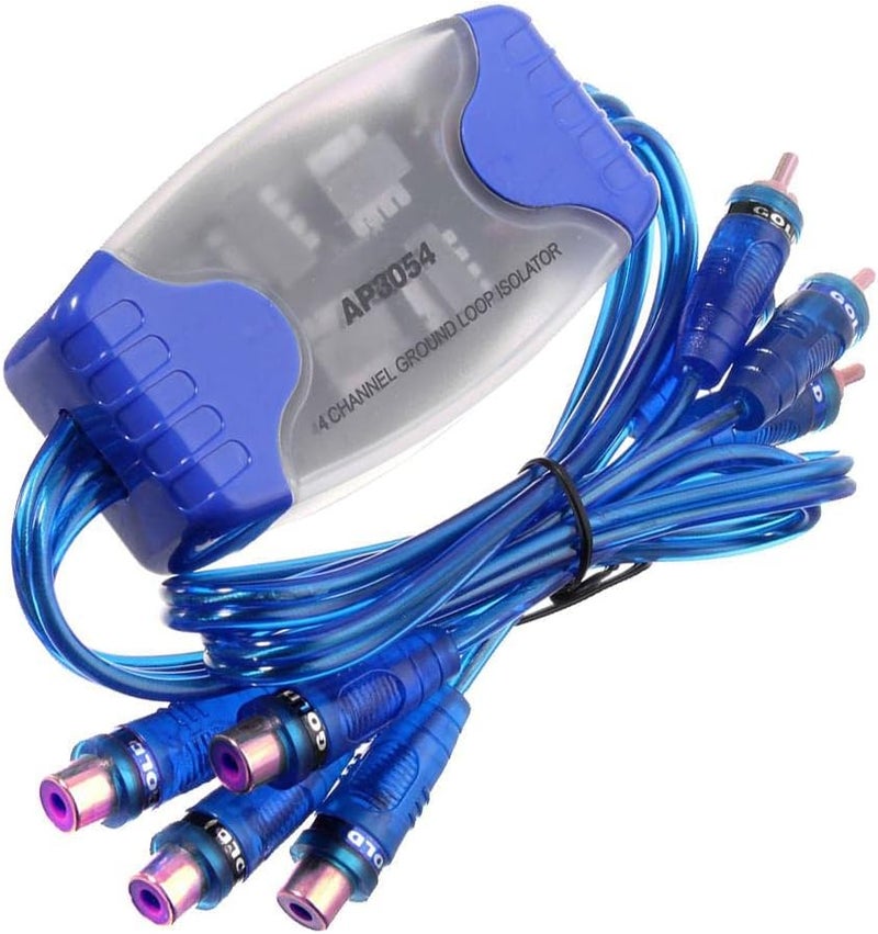 MagiDeal 4 Channel RCA Ground Loop Noise Isolator Eliminator For Car Audio System - Image 3