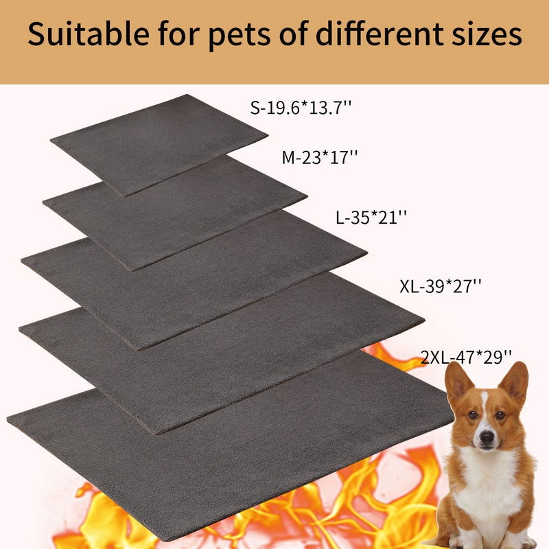 Pet Wireless Electric Blanket Cat Dog Unplugged Heating Pad Cat Kennel Kennel Constant Temperature Heater Self-Heating Pad - Image 3