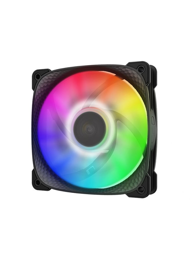 Geometricfuture Dragon Scale 2505b 12cm Argb Case Cooling Fans Motherboard Sync 3-pack - Image 3