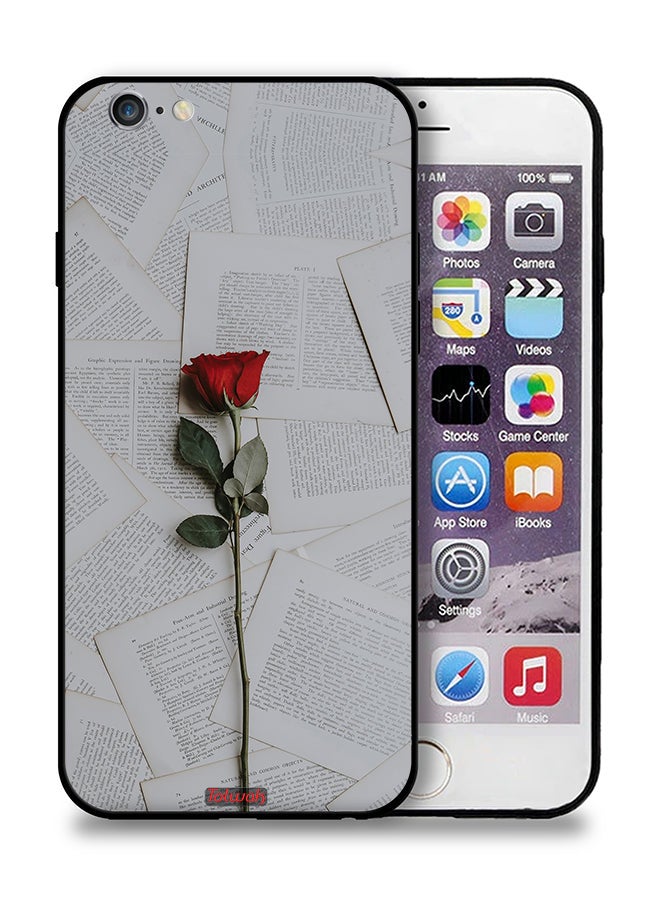 Tolwak Apple iPhone 6 Plus/6s Plus Protective Case Rose On Papers - Image 1